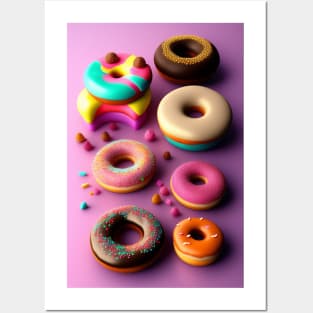 Sprinkles Donut Posters and Art
